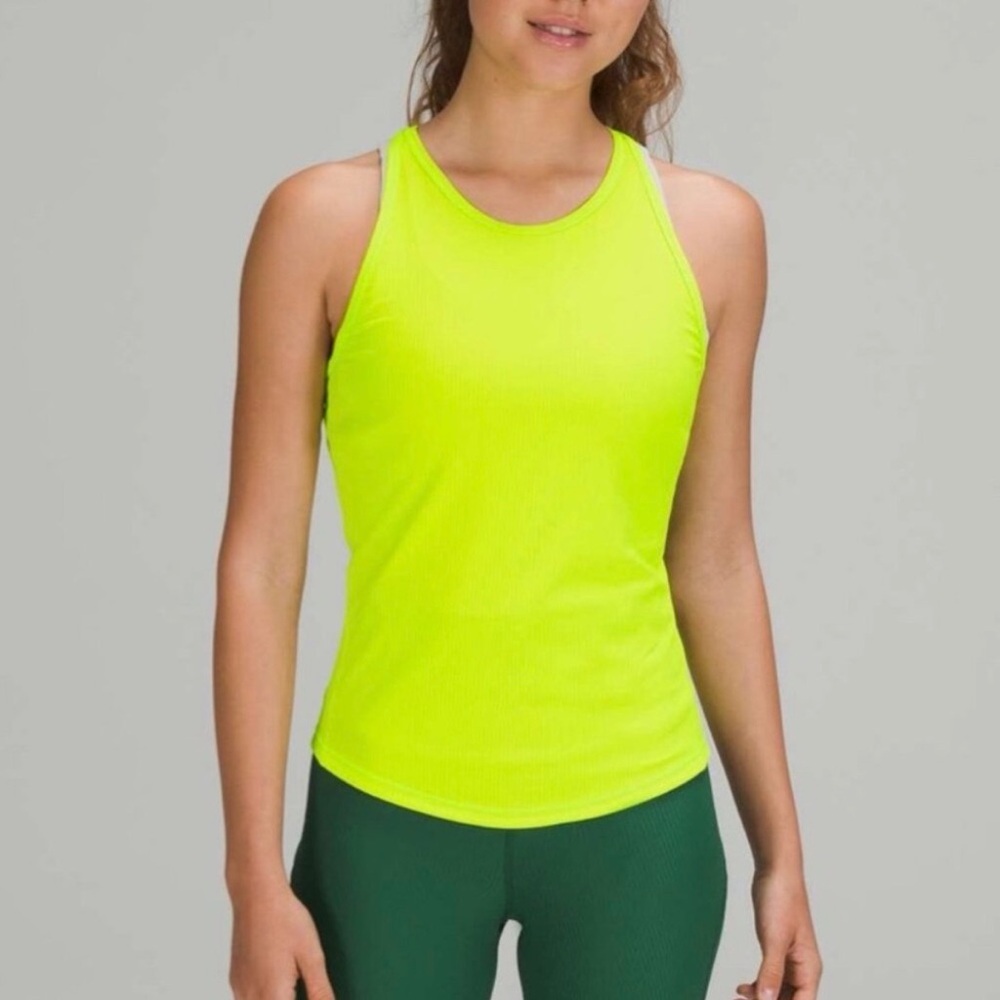 rare lululemon base pace ribbed tank top